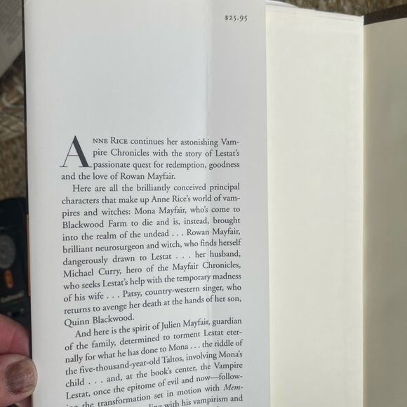 Anne Rice hard back books set of 3 - Picture 5 of 12